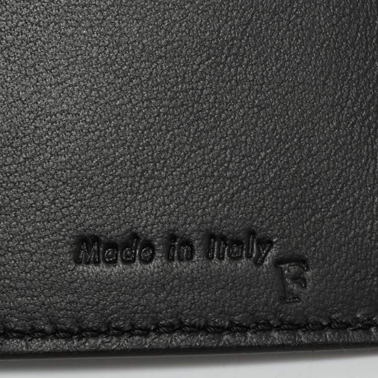 Pre Owned Celine Tricolor Leather Envelope Key Holder Case 