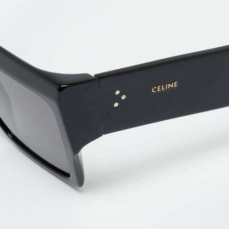 Pre Owned Celine Black CL40092I Square Sunglasses