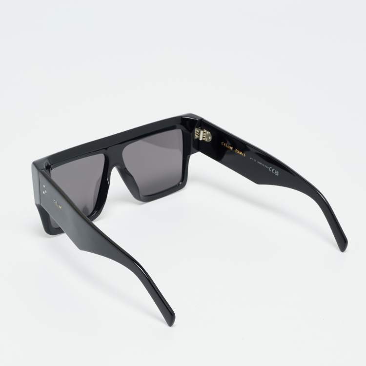 Pre Owned Celine Black CL40092I Square Sunglasses