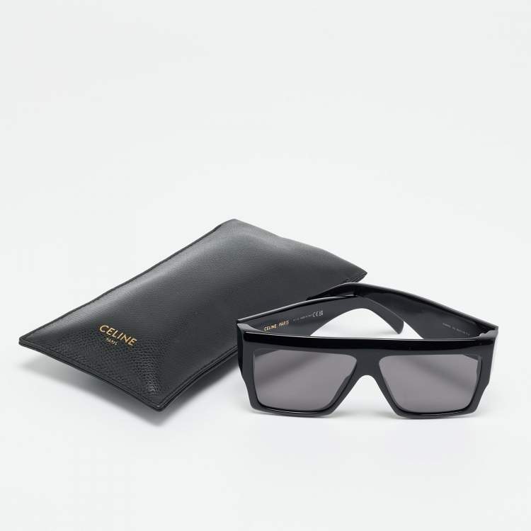 Pre Owned Celine Black CL40092I Square Sunglasses