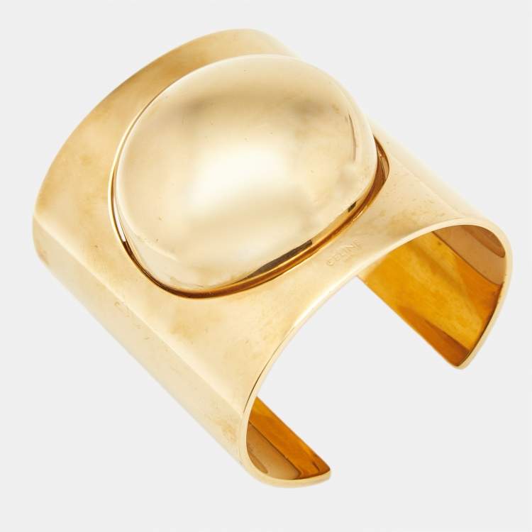 Pre Owned Celine Gold Tone Bracelet