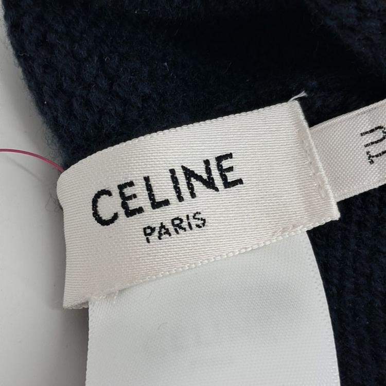 Pre Owned Celine Wool Black Beanie