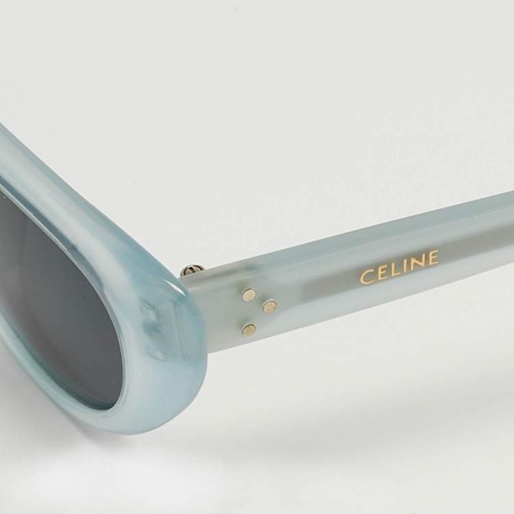 Pre Owned Celine Light Blue/Black CL40220U Cat Eye Sunglasses
