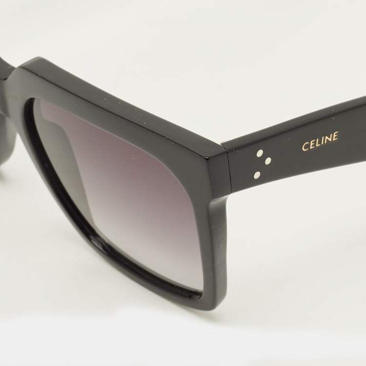 Pre Owned Celine Black Gradient CL4055IN Square Sunglasses