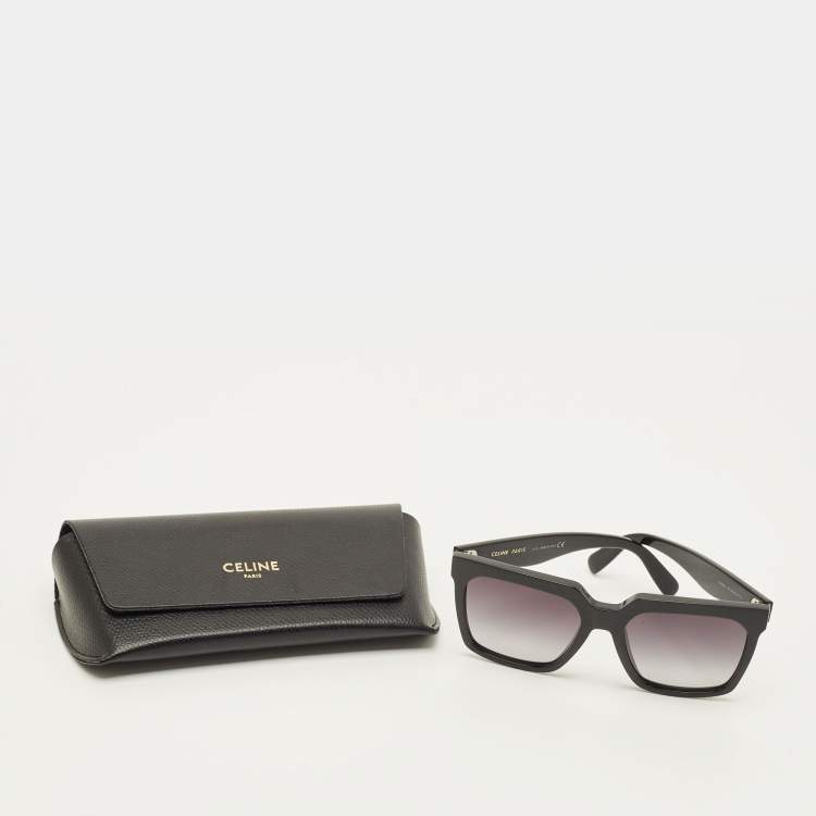 Pre Owned Celine Black Gradient CL4055IN Square Sunglasses