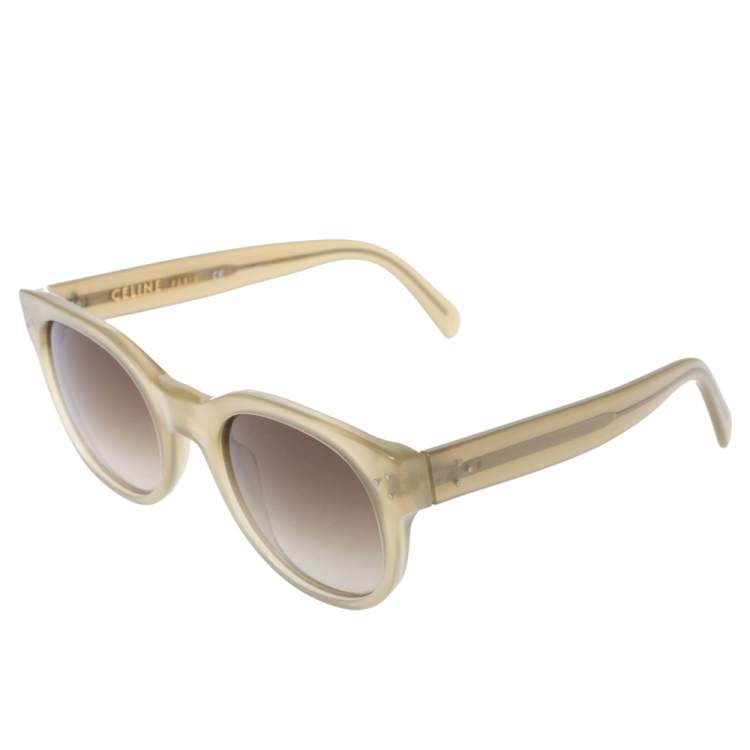 Pre Owned Céline Olive Green/ Green Gradient SC 1747 Audrey Sunglasses