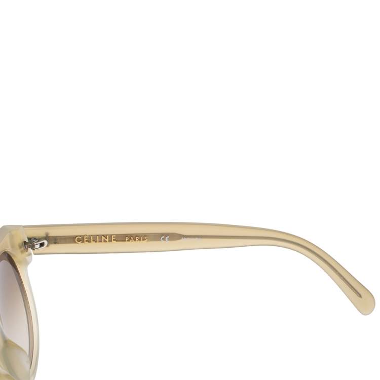 Pre Owned Céline Olive Green/ Green Gradient SC 1747 Audrey Sunglasses