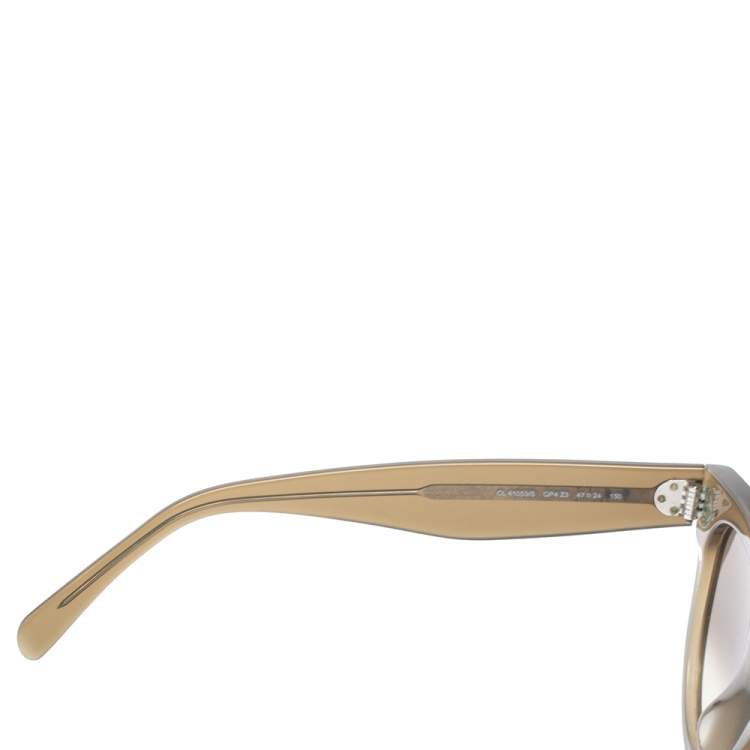 Pre Owned Céline Green/ Green Gradient CL41053 Baby Audrey Sunglasses