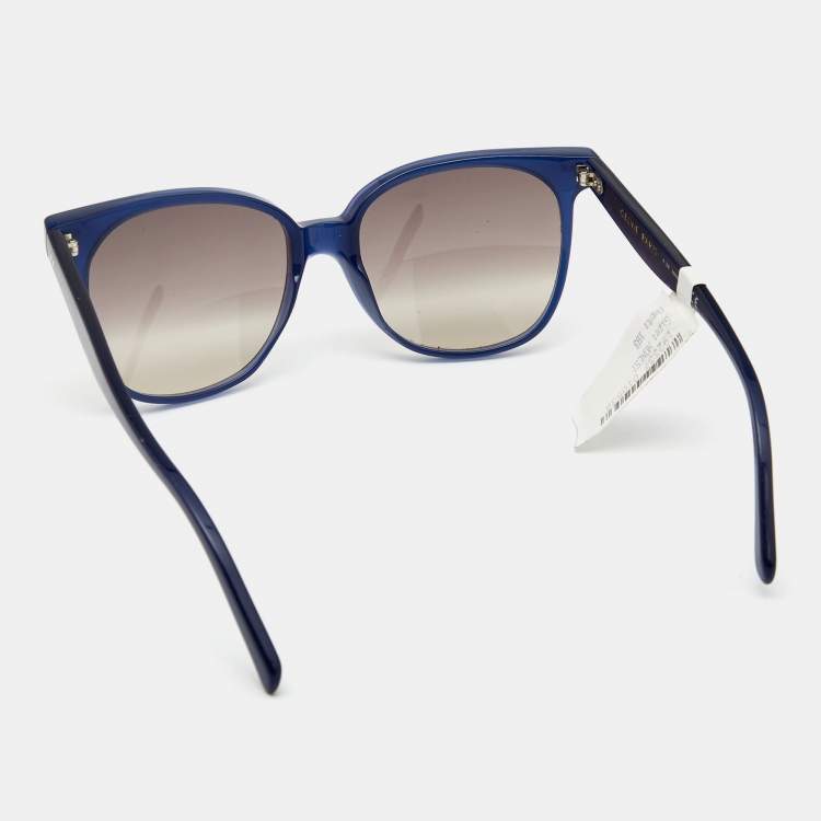 Pre Owned Celine Blue Cl40221N Gradient Square Sunglasses