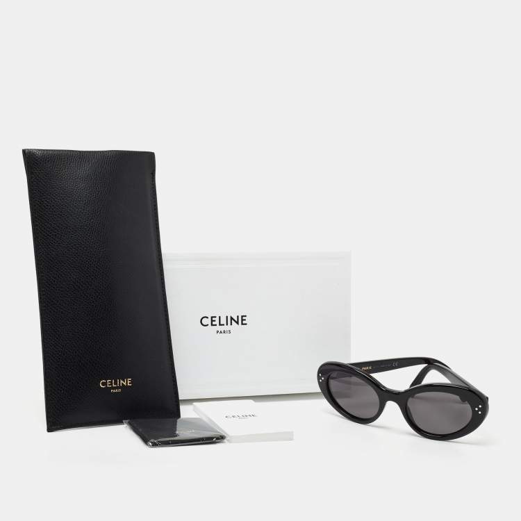 Pre Owned Celine Black CL401931 Cat Eye Sunglasses