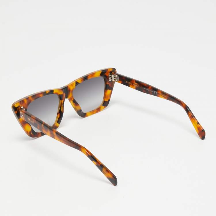مملوكة مسبقًا Celine Havana Tortoise CL401871 Cat Eye Sunglasses