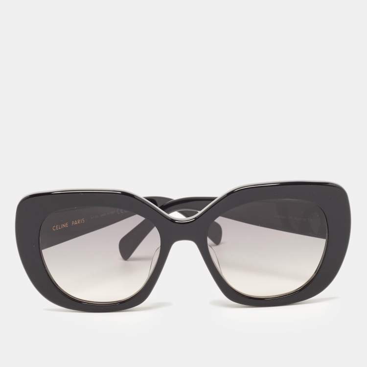 Black Hexagonal acetate sunglasses | Celine Eyewear | MATCHES UK