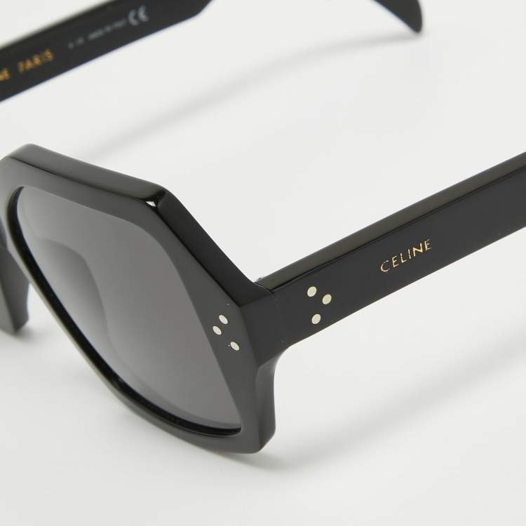 Pre Owned Celine Black CL401041 Square Sunglasses