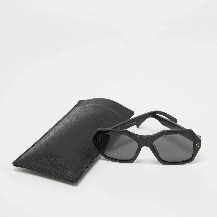 Pre Owned Celine Black CL401041 Square Sunglasses