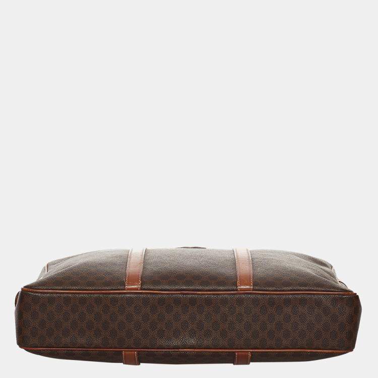 Pre Owned Celine Brown Macadam Briefcase