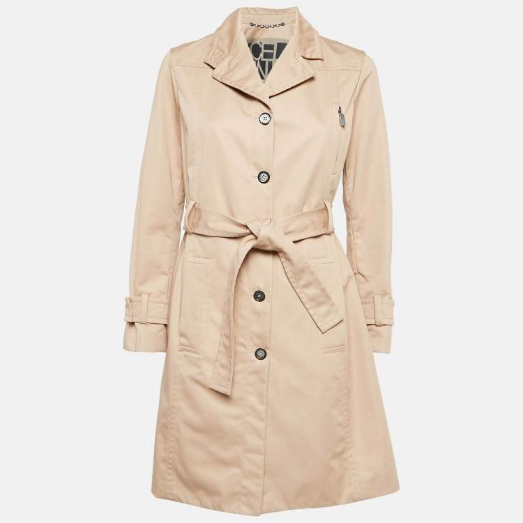 Celine Light Brown Cotton Blend Single Breasted Trench Coat M Celine The Luxury Closet