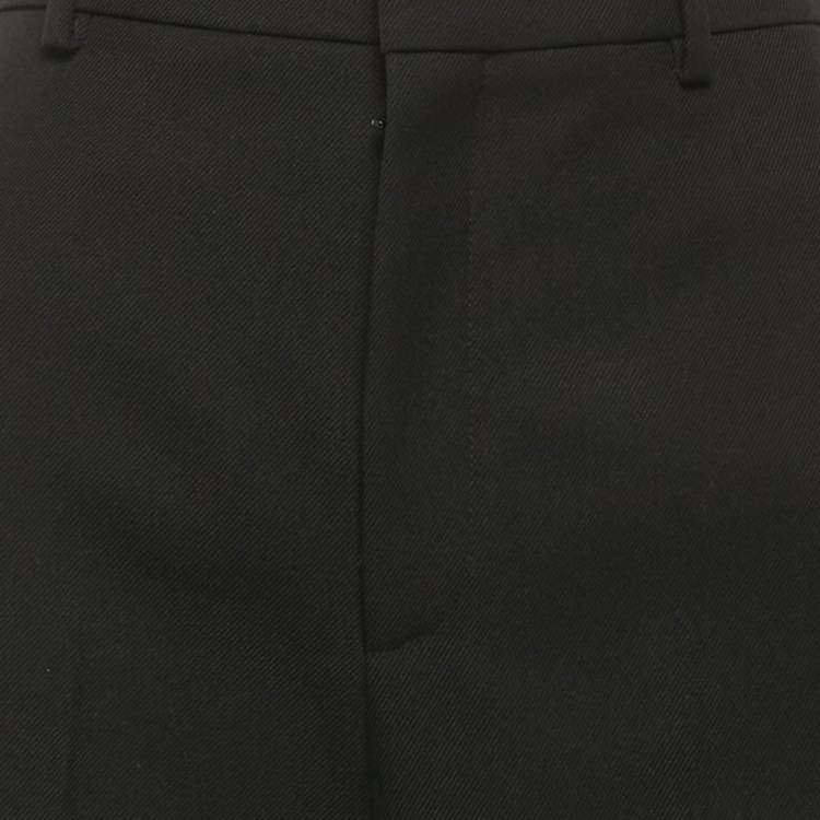 مملوكة مسبقًا Celine Black Gabardine Culottes Trouser S