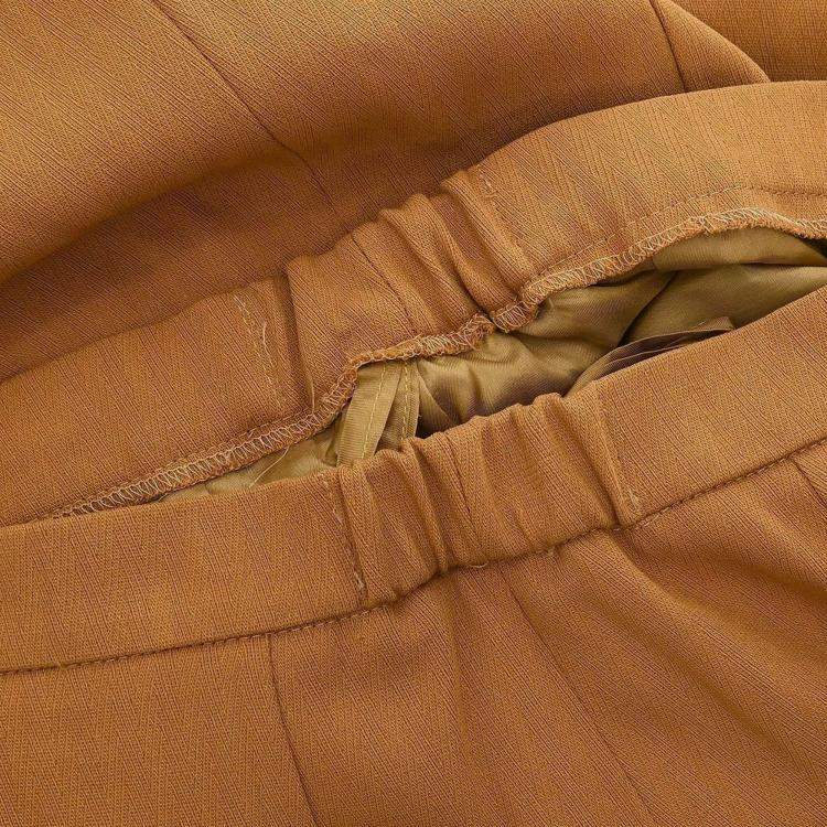 Pre Owned Celine Brown Setup Suit Jacket Skirt L