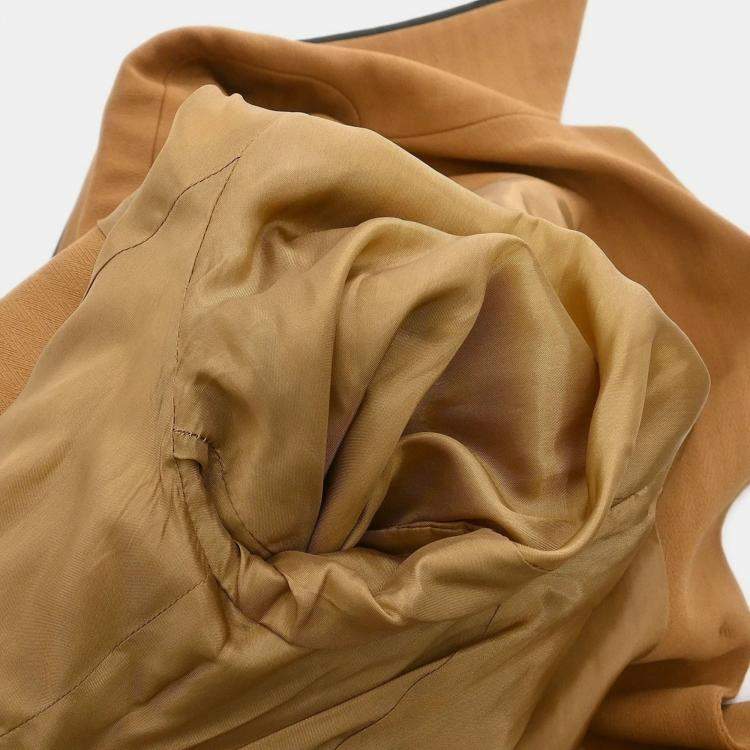 Pre Owned Celine Brown Setup Suit Jacket Skirt L