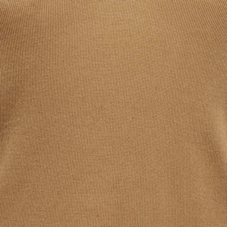 Pre Owned سترة سيلين كشمير بني برقبة حرف V مقاس صغير - سمول