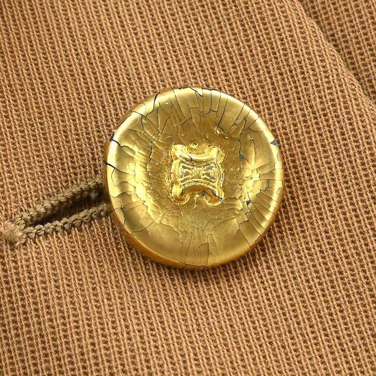 Pre Owned Celine Setup Suit Jacket Skirt Brown S