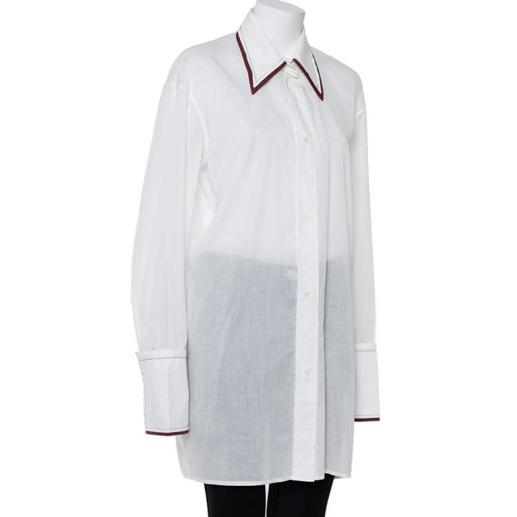 Celine T-Shirt in Cotton Jersey - White - Size : M - for Women
