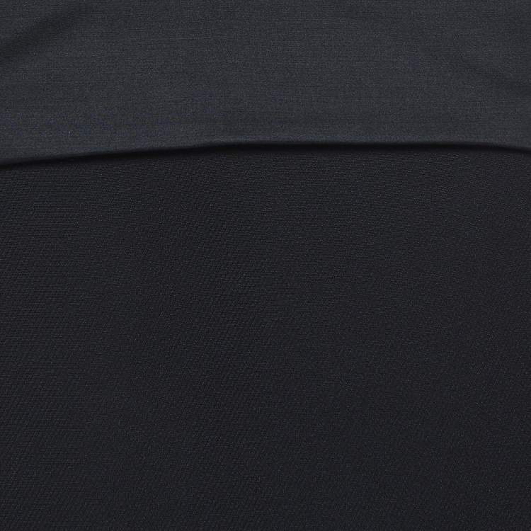Pre Owned Celine Black Silk and Crepe Sleeveless Mini Dress S
