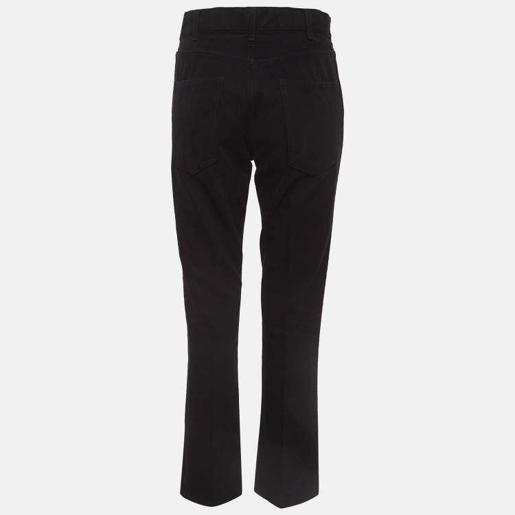 Pre Owned Celine Black Denim Jeans M Waist 30"