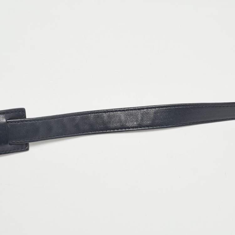 Pre Owned Celine Black Patent Leather and Suede Medium Trapeze Top Handle Bag