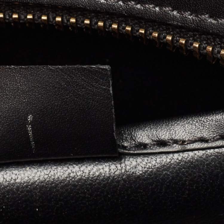 Pre Owned Celine Tri Color Leather Nano Luggage Tote