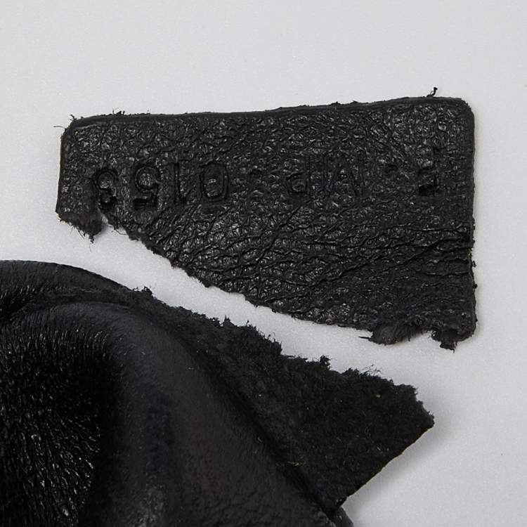Pre Owned Celine Blue/Black Python and Suede Medium Trapeze Bag