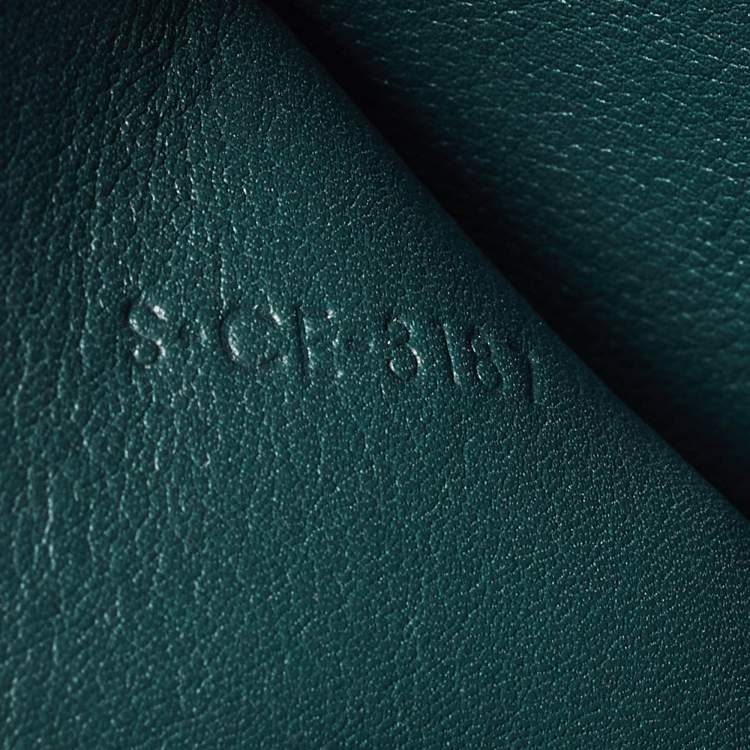 Pre Owned Celine Green Leather Big Bag Bucket Bag