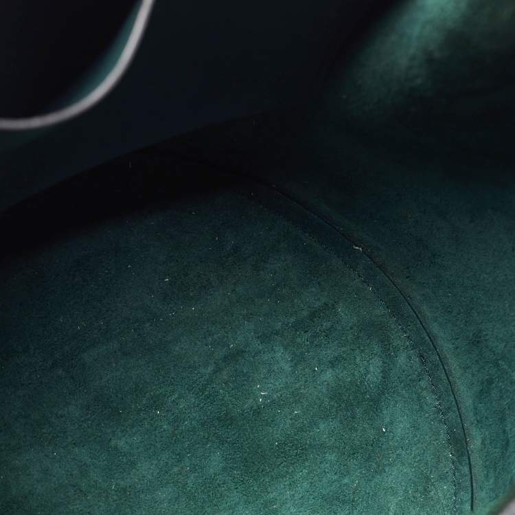 Pre Owned Celine Green Leather Big Bag Bucket Bag