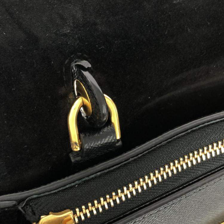 Pre Owned Celine Black Leather Micro Belt Bag