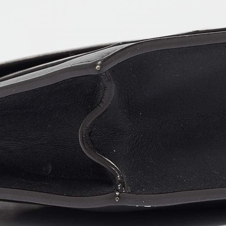 Pre Owned Celine Multicolor Leather and Watersnake Pocket Envelope Shoulder Bag