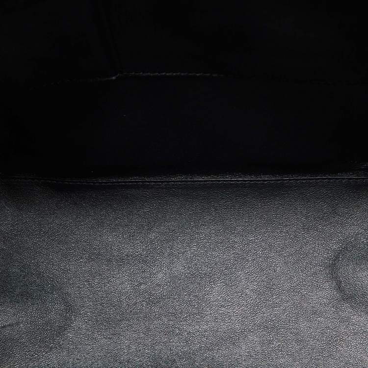 Pre Owned Celine Tricolor Calfhair and Leather Mini Luggage Tote