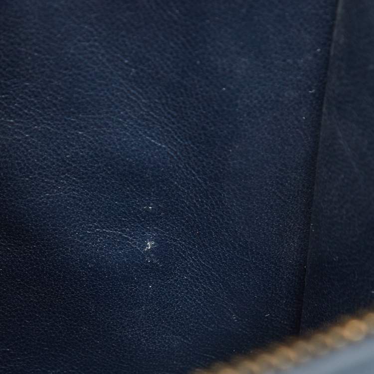 Pre Owned Céline Tri Color Leather Nano Luggage Tote