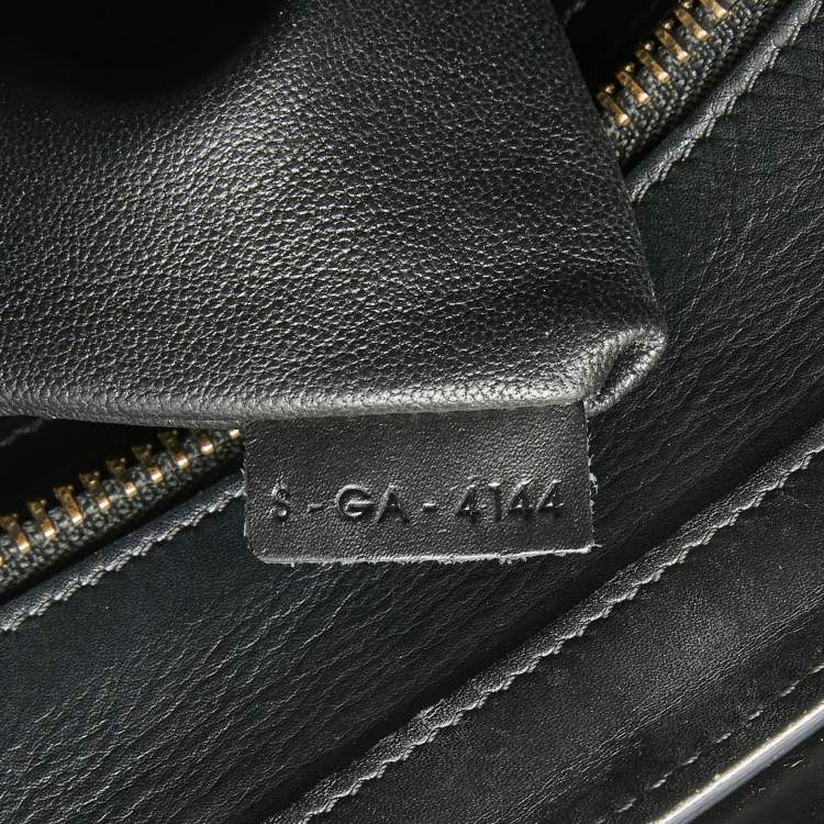 Pre Owned Celine Tricolor Leather Micro Luggage Tote