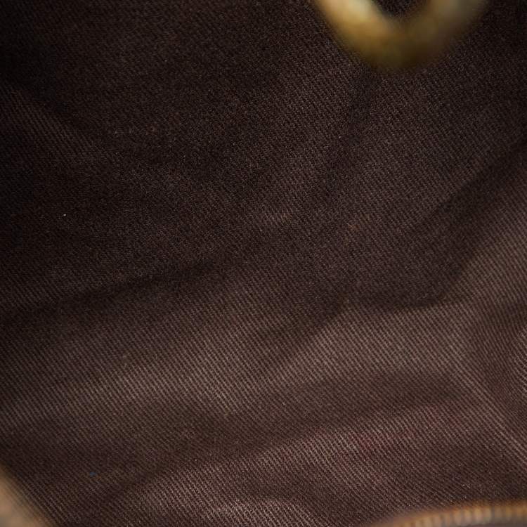 Pre Owned Celine Beige/Brown Macadam Canvas and Leather Bag