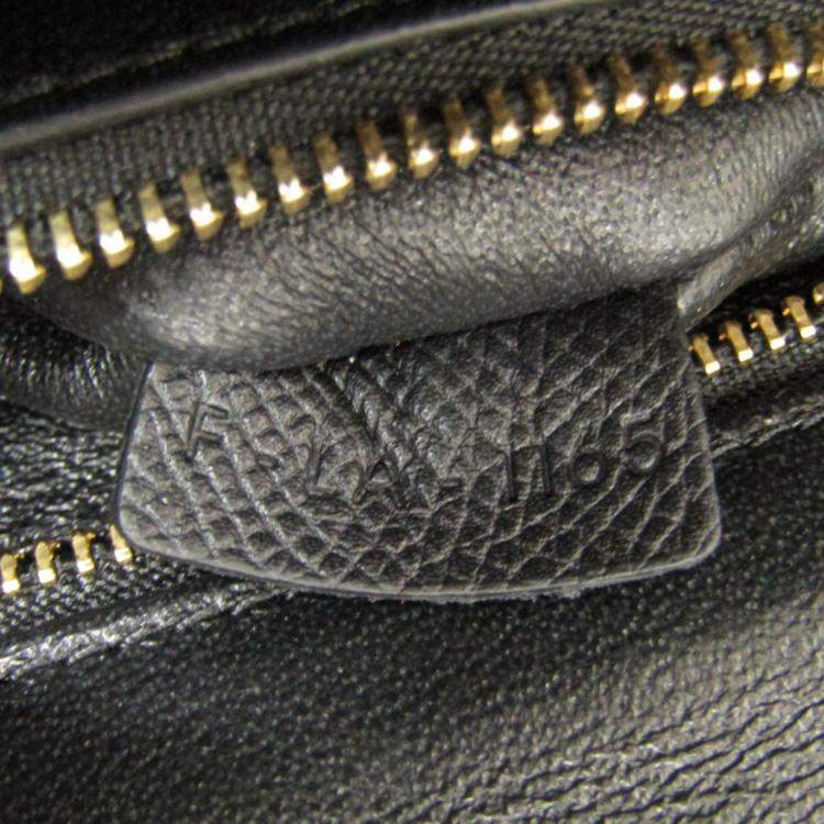 Pre Owned Celine Black Leather Symmetrical Shoulder Bag