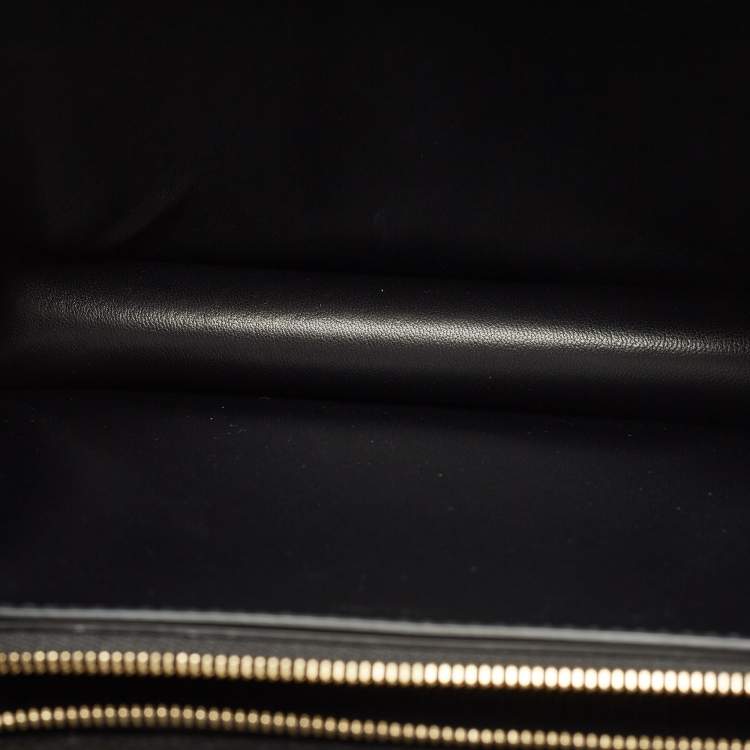 Pre Owned Celine Black Leather Medium Classic Box Shoulder Bag