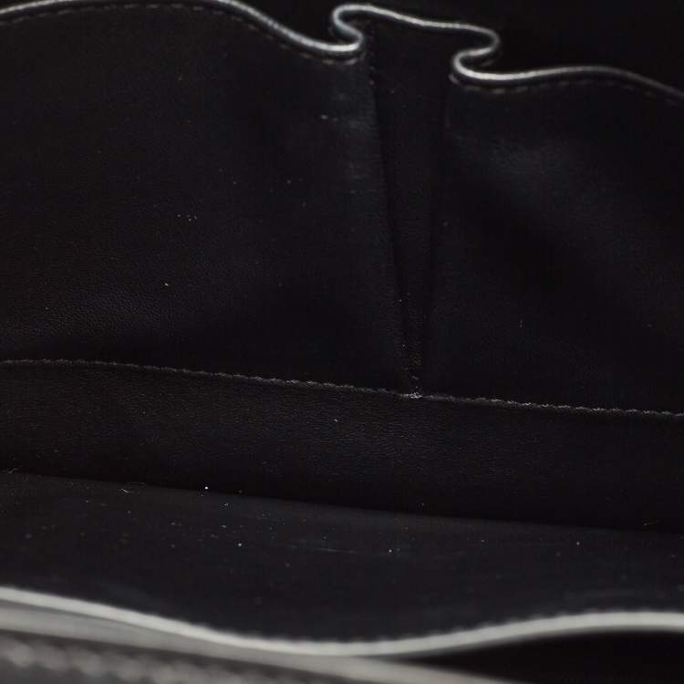 Pre Owned Celine Black Leather Medium Classic Box Shoulder Bag