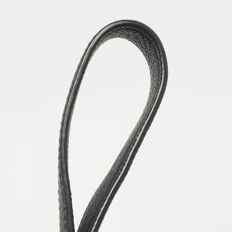 Pre Owned Celine Black Leather Micro Belt Top Handle Bag