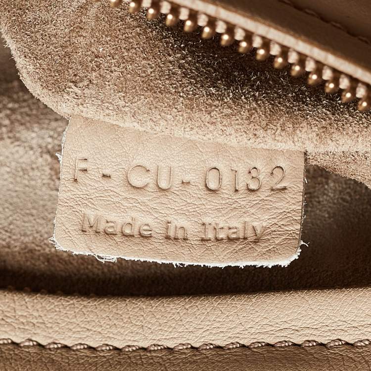 Pre Owned Celine Beige Leather Medium Phantom Luggage Tote