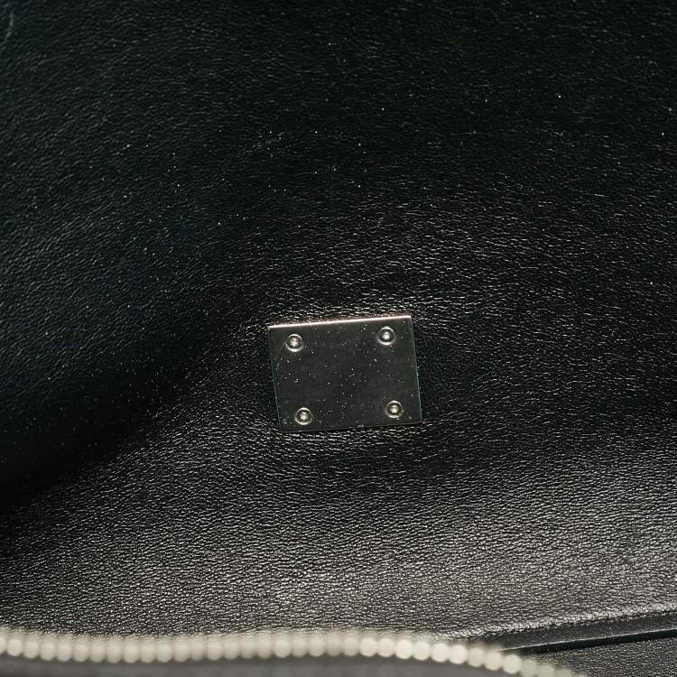 Pre Owned Celine Tricolor Leather and Suede Medium Trapeze Bag