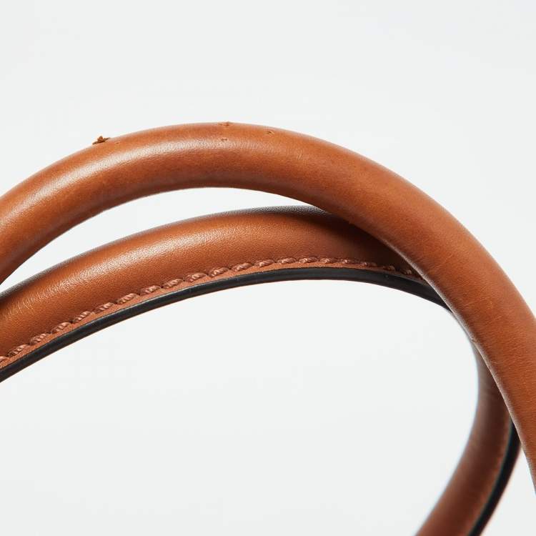 Pre Owned Celine Brown Leather Medium Luggage Phantom Tote