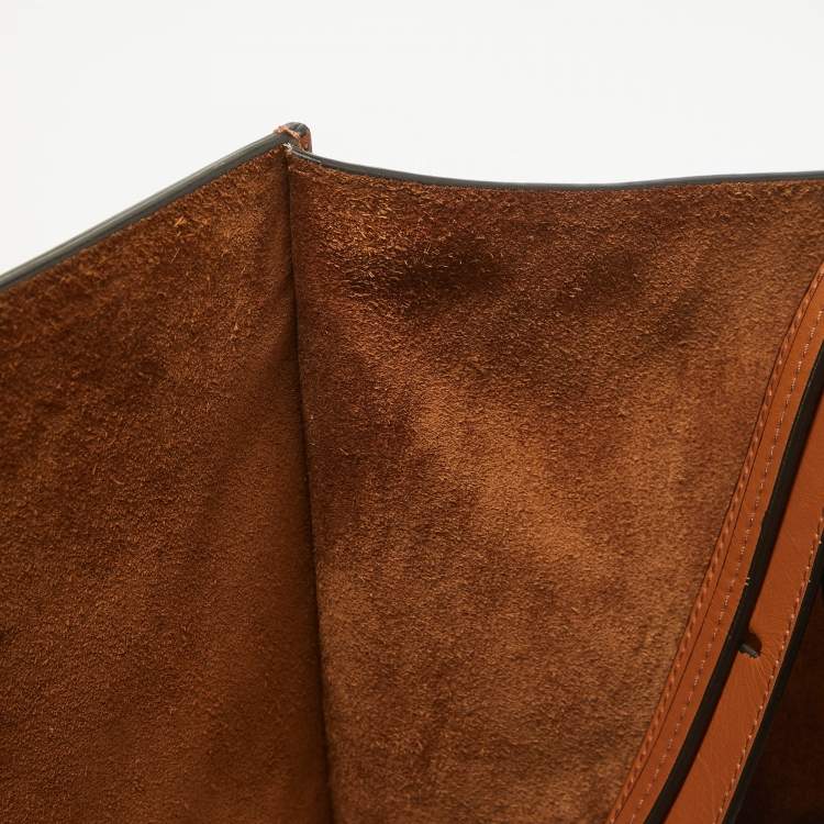 Pre Owned Celine Brown Leather Medium Phantom Luggage Tote