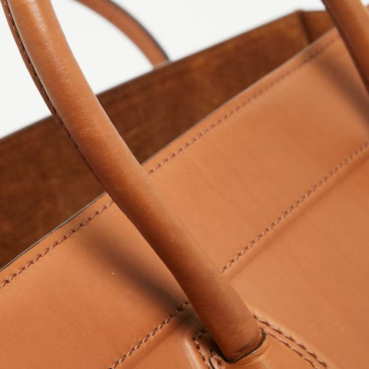 Pre Owned Celine Brown Leather Medium Phantom Luggage Tote