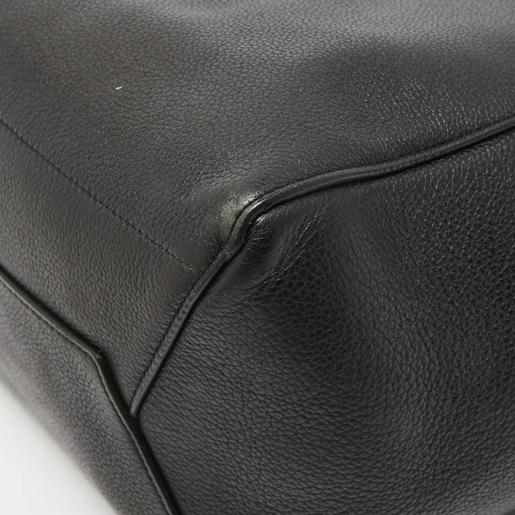 Pre Owned Celine Black Leather Sangle Bucket Bag