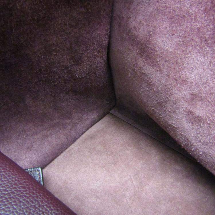 Pre Owned Celine Wine Big Small Leather Handbag